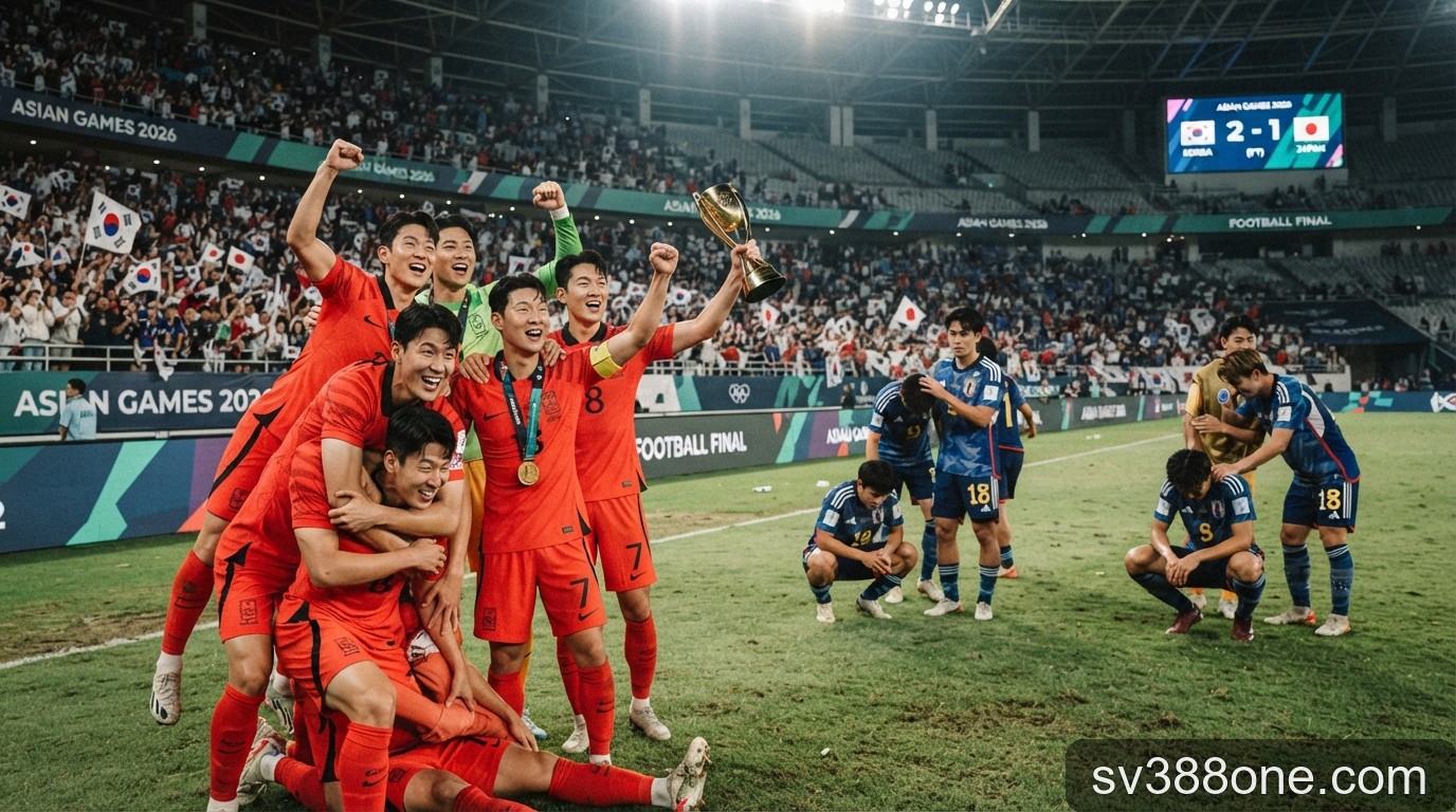 Chung kết ASIAD 2026: Hàn Quốc lên ngôi vương, bài học nào cho bóng đá trẻ Việt Nam?